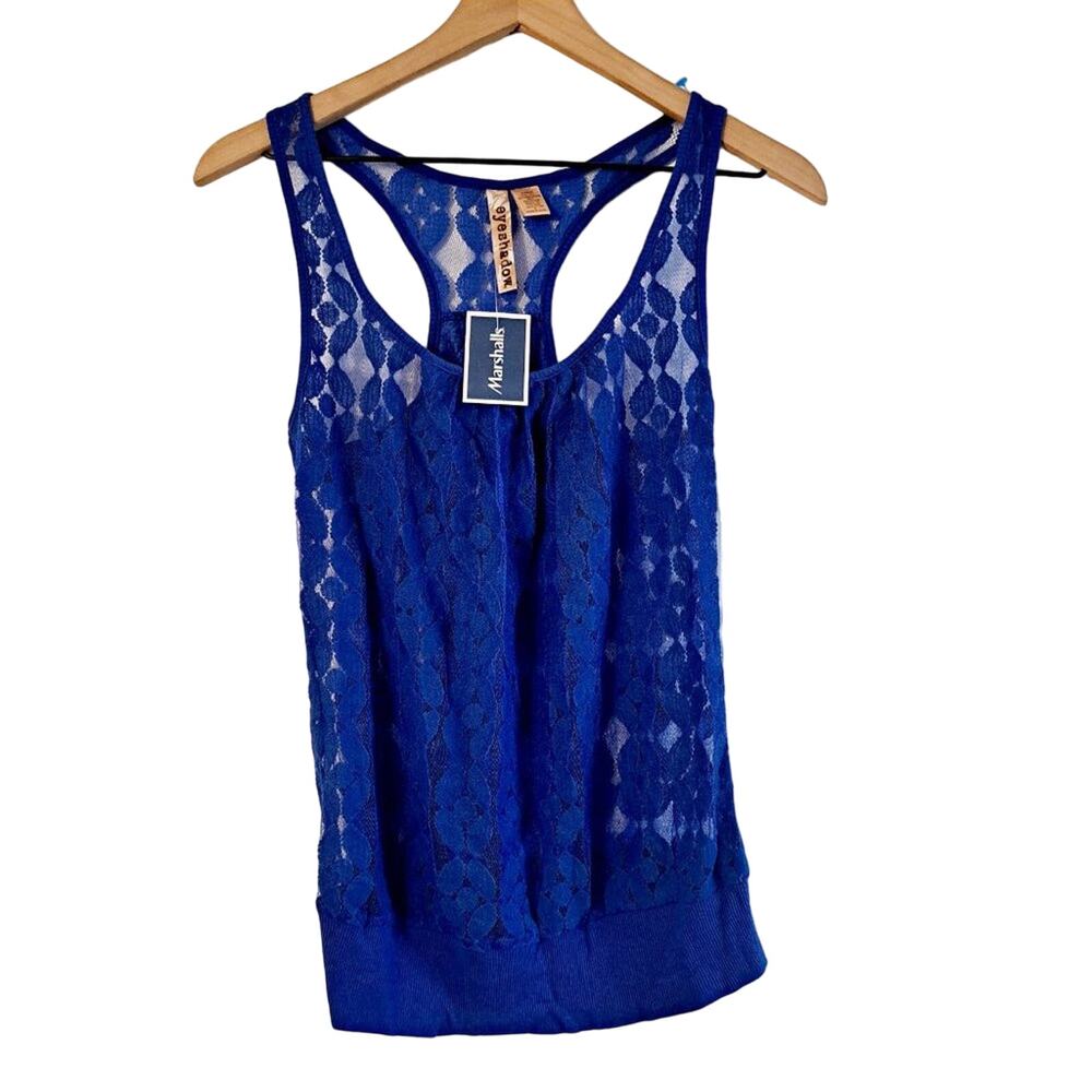 Eyeshadow Lace Racerback Tank - Picture 4 of 6